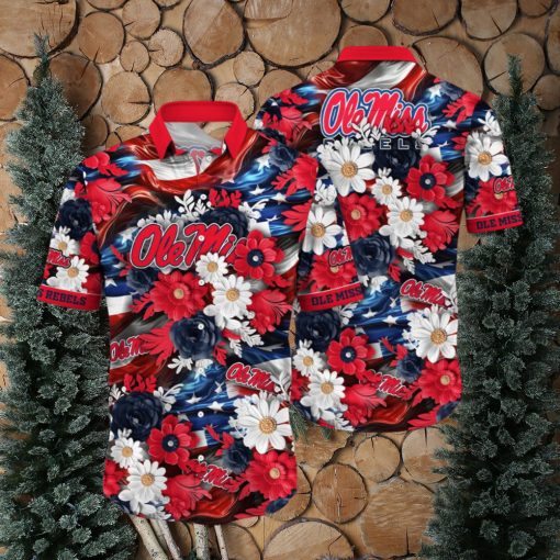Ole Miss Rebels NCAA2 Hawaii Shirt Independence Day