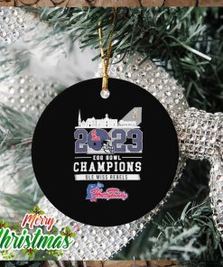 Ole Miss Rebels Ole Miss Egg Bowl University of Mississippi Hotty Toddy Gosh Almighty Champions 2023 Ornament