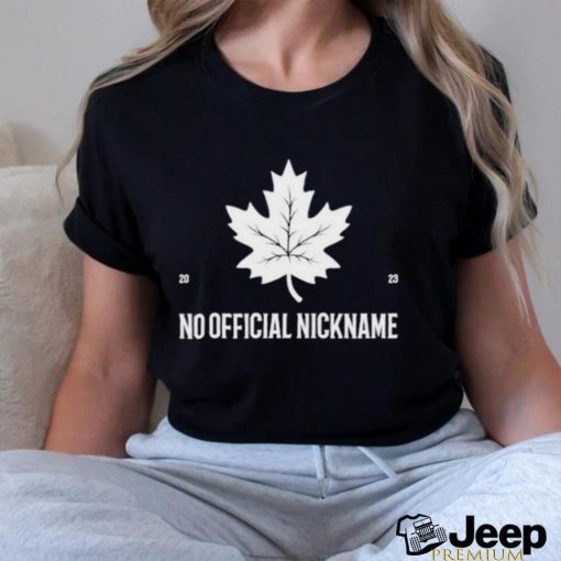 Olive & York Canada No Nickname 2023 Tee Shirt