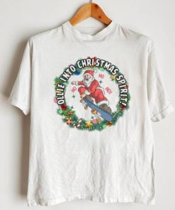 Ollie into Christmas spirit skate shirt