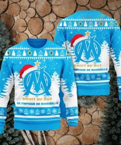 Olympique Marseille Christmas 3D Sweater