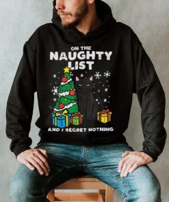 On Naughty List Regret Nothing Cat Fun Christmas Xmas Women Unisex Shirt