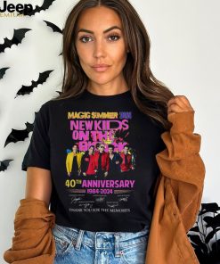 On The Lock Magic Summer 2024 New Kids On The Bho 40Th Anniversary 1984 2024 Jonathan Knight Jordan Knight Donnie Wahlberg Danny Wood Thank You For The Memories Joey Mcintyre Tshirt