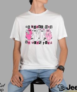 On Wednesday We Wear Pink Mean Girls Ghost Shirt - teejeep