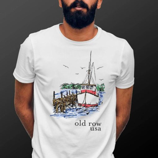 On a Boat USA art shirt