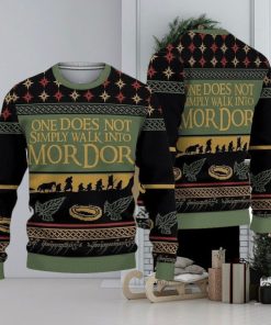 One Does Not Simply Walk Into Mordor Ugly Xmas Sweater