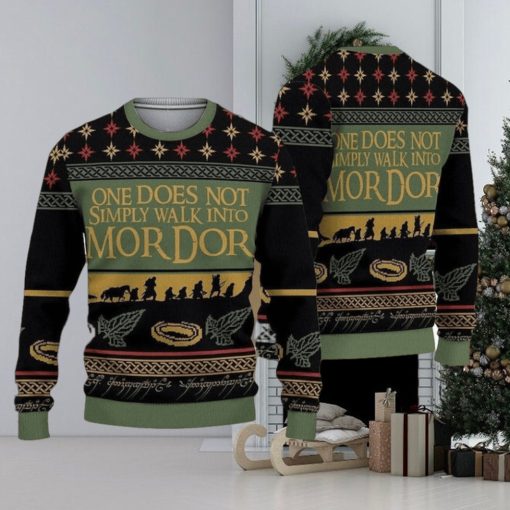 One Does Not Simply Walk Into Mordor Ugly Xmas Sweater