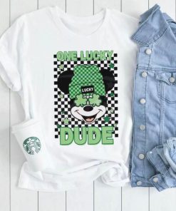 One Lucky Dude St Patrick’s Day Mickey Mouse shirt