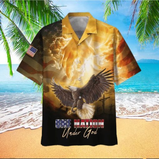 One Nation Under God Eagle Hawaiian Shirt – Gifts For Christian Families