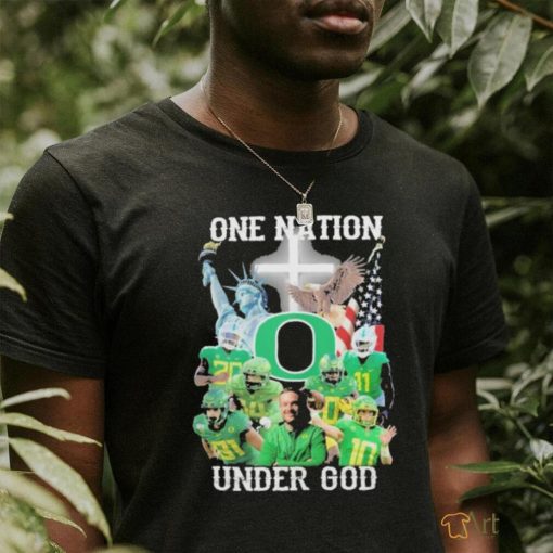 One Nation Under God Oregon Ducks Shirt