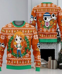 One Piece Anime Nami 12 Ugly Sweater