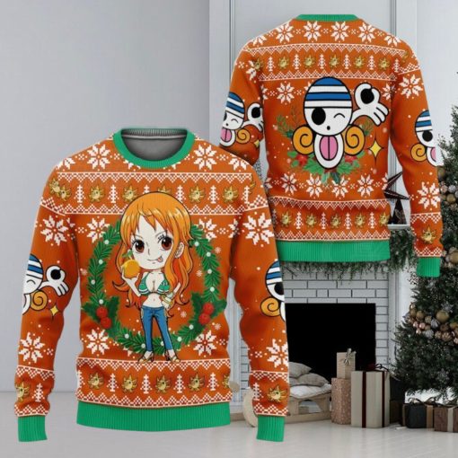 One Piece Anime Nami 12 Ugly Sweater