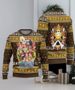 One Piece Anime Ugly Christmas Sweater, Custom Sweatshirt Apparel