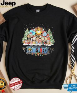 One Piece Chibi Snow Light Christmas Shirt