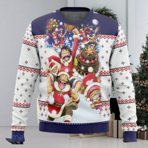 One Piece Crew Ugly Sweater Christmas Style Gift For Men And Women