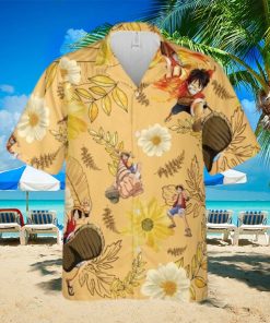 One Piece Joy Boy Luffy Anime Manga Hawaiian Shirt