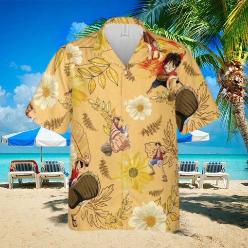 One Piece Joy Boy Luffy Anime Manga Hawaiian Shirt