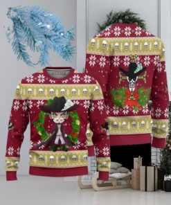 One Piece Mihawk Ugly Christmas Sweater 3D Gift For Big Fans