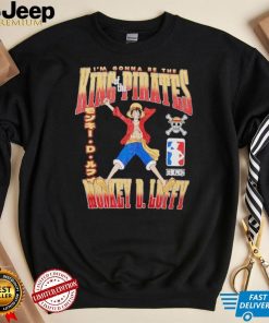 One Piece Monkey D. Luffy King Of The Pirates Ringer Tee Shirt