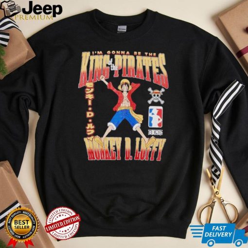 One Piece Monkey D. Luffy King Of The Pirates Ringer Tee Shirt