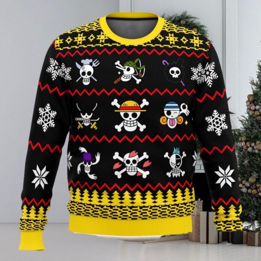 One Piece One Piece Flags 3D Ugly Christmas Sweater Unisex Christmas Sweater For Men And Women