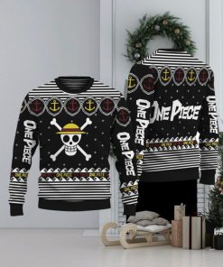 One Piece Straw Hat Pirate Crew Ugly Christmas Sweater Unisex Sweater