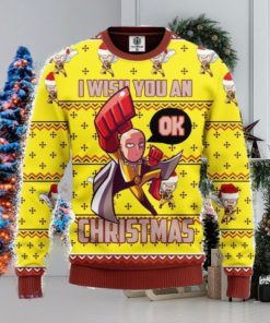 One Punch Man 3D Ugly Christmas Sweater 3D Gift For Men And Women