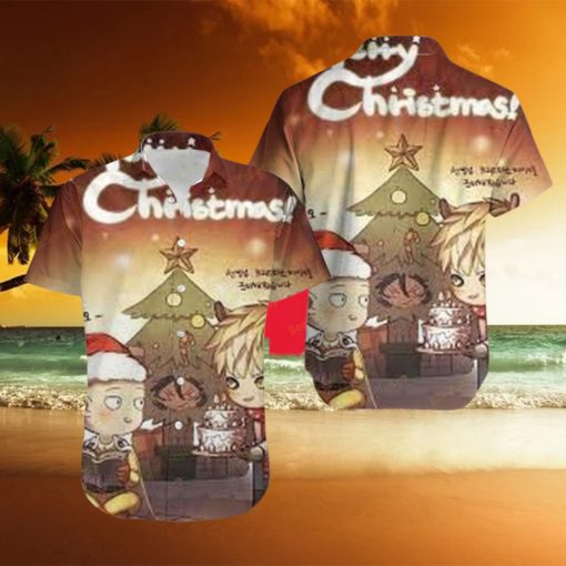 One Punch Man Anime Christmas 03 Trending Hawaii Shirt