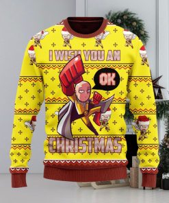 One Punch Man Anime Saitama 5 Ugly Sweater Gifts