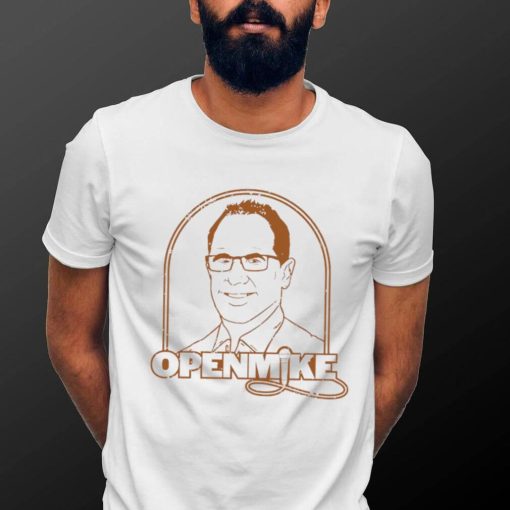 Open Mike logo shirt