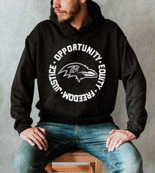 Opportunity Equity Freedom Justice Baltimore Football Shirt
