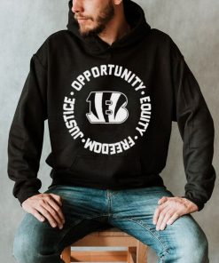 Opportunity Equity Freedom Justice Cincinnati Football Shirt