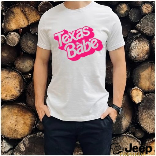 Optic Shotzzy Wearing Texas Babe Tee Shirt