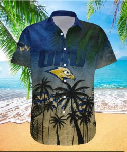 Oral Roberts Golden Eagles Hawaii Shirt Coconut Tree Tropical Grunge – NCAA