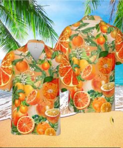 Orange Fruit Hawaiian Shirt