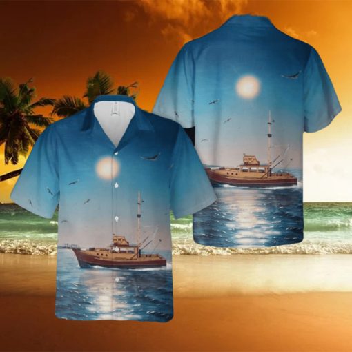 Orca Boat Hawaiian Shirt