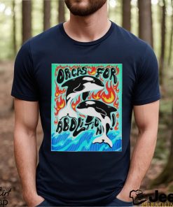 Orcas for abolition shirt