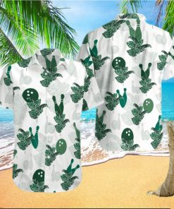 Order Simple Bowling Green White Tropical Unisex Aloha Tropical Hawaiian Shirt