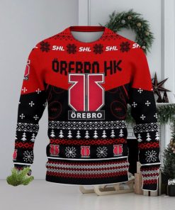 Orebro HK Snowflakes Tree Custom Name Ugly Christmas Sweater New For Fans Gift Holidays Christmas