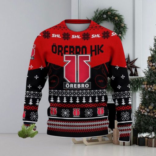 Orebro HK Snowflakes Tree Custom Name Ugly Christmas Sweater New For Fans Gift Holidays Christmas