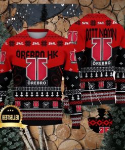 Orebro HK Ugly Christmas Sweater Logo Custom Name Gift Fans