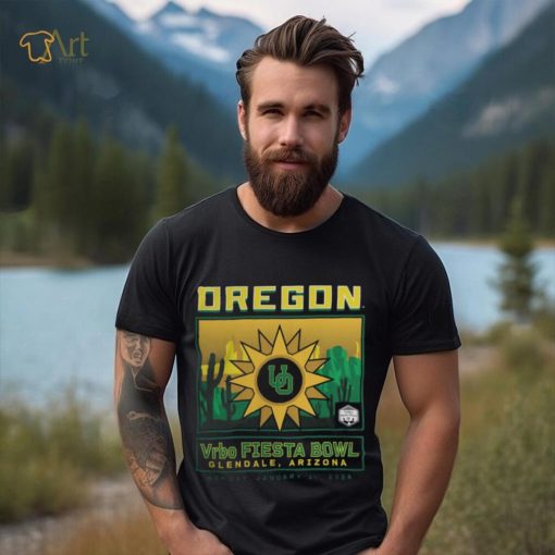 Oregon Ducks 2024 Vrbo Fiesta Bowl Fierce Competitor Glendale, Arizona Shirt