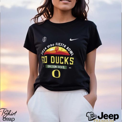 Oregon Ducks 2024 Vrbo Fiesta Bowl Go Ducks Logo Essentials T Shirt