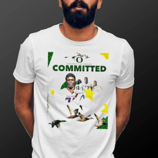 Oregon Ducks Eau Gallie University of Oregon committed poster shirt