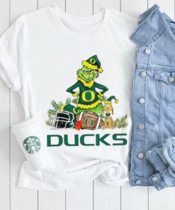 Oregon Ducks Grinch and Max dog funny Christmas shirt