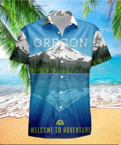 Oregon Retro Style Travel Summer 3D Hawaiian Shirt Gift For Men And Women Fans