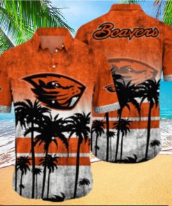 Oregon State Beavers Logo Coconut Tropical Hawaiian Shirt Beach Gift For Fans