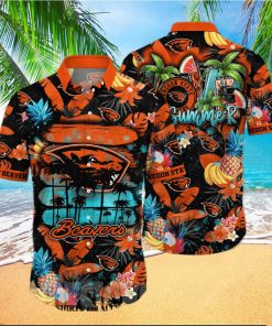 Oregon State Beavers NCAA Flower All Over Print Hawaiian Shirt