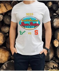 Original 2023 Boca Raton Bowl South Florida Bulls Vs Syracuse Orange Matchup Shirt