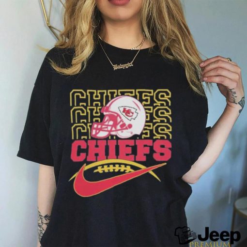 Original 2023 NFL Kansas Chiefs Team Helmet Logo T Shirt